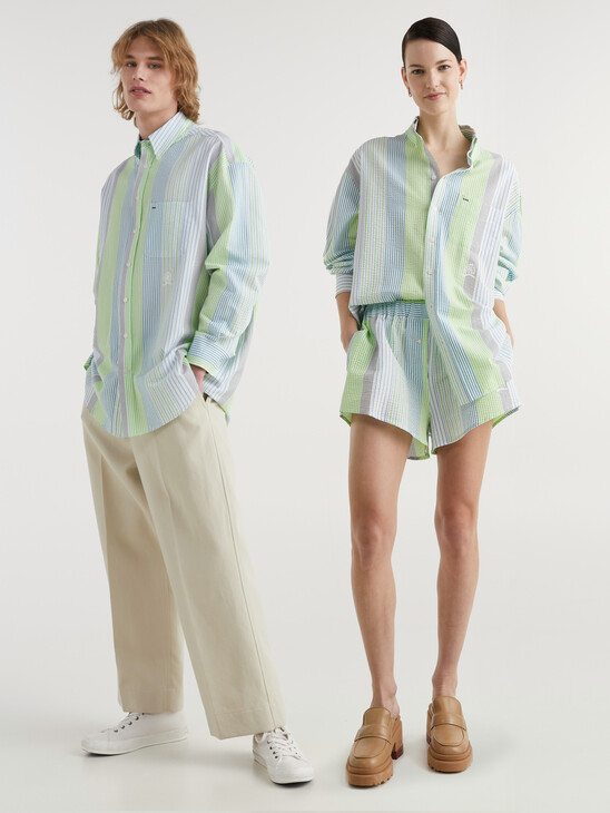ARCHIVE CREST DUAL GENDER BOYFRIEND SHIRT