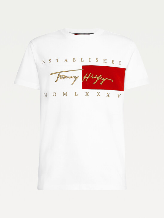 Signature Logo Embroidery T-Shirt Signature Logo Embroidery T-Shirt