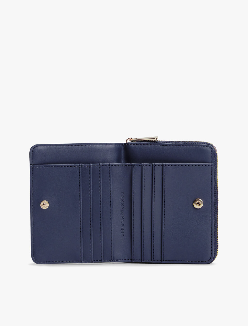 Hilfiger Icon TH Monogram 標誌提花銀包, Blue Mono, hi-res