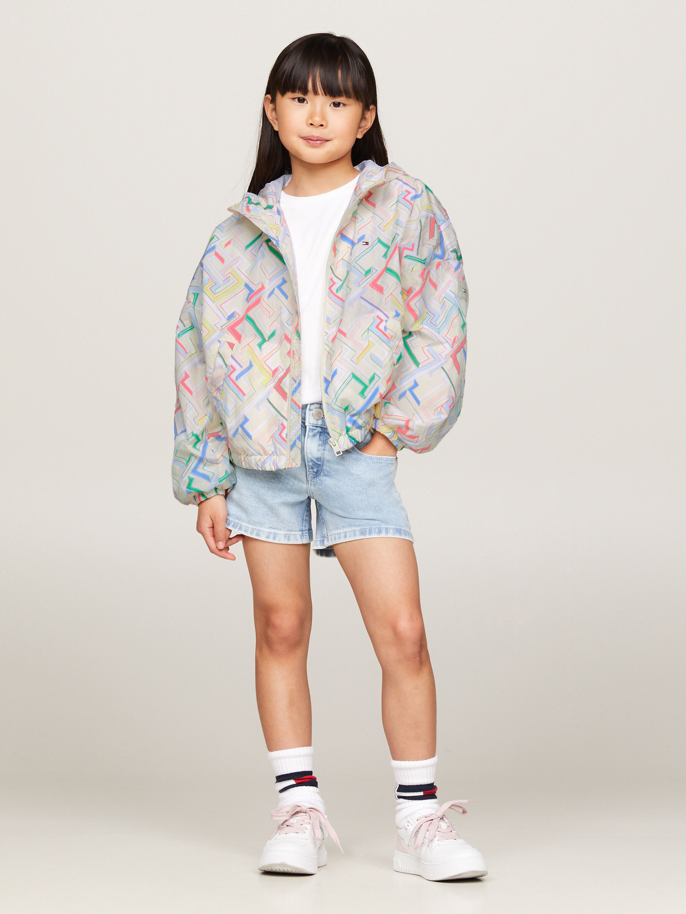 Tommy hilfiger holographic jacket hot sale
