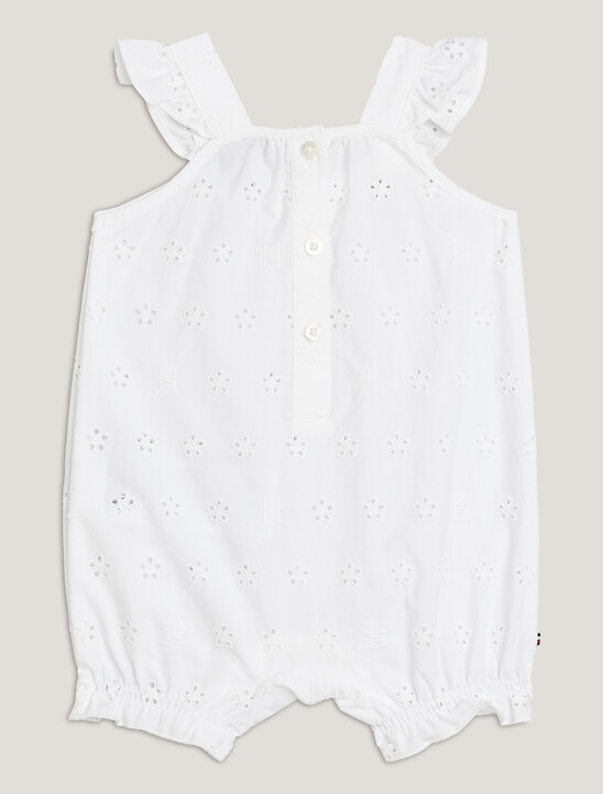 Broderie Anglaise TH Monogram Shortall Gift Bag