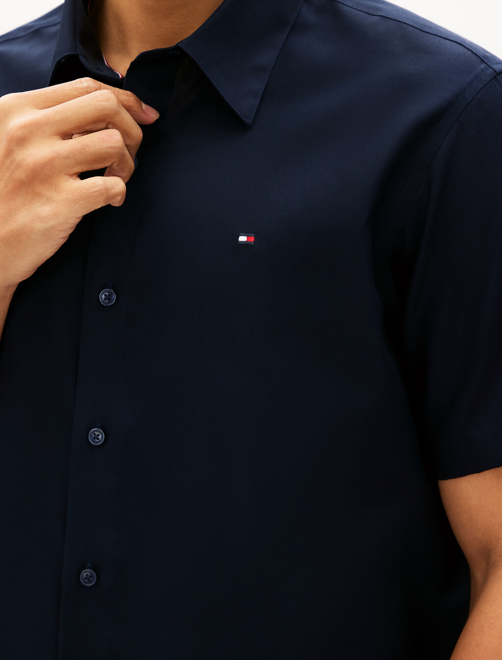 Non Iron Short Sleeve Shirt, Desert Sky, hi-res