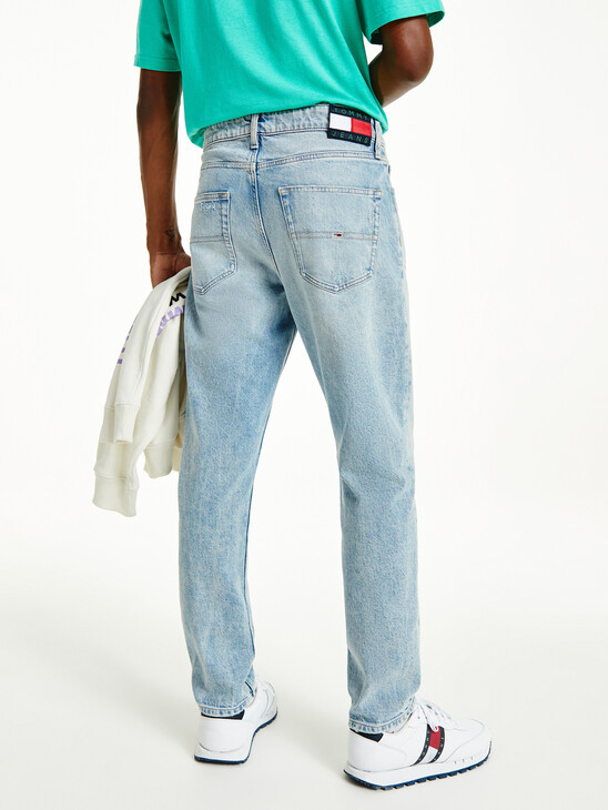 DAD TAPERED DISTRESSED JEANS