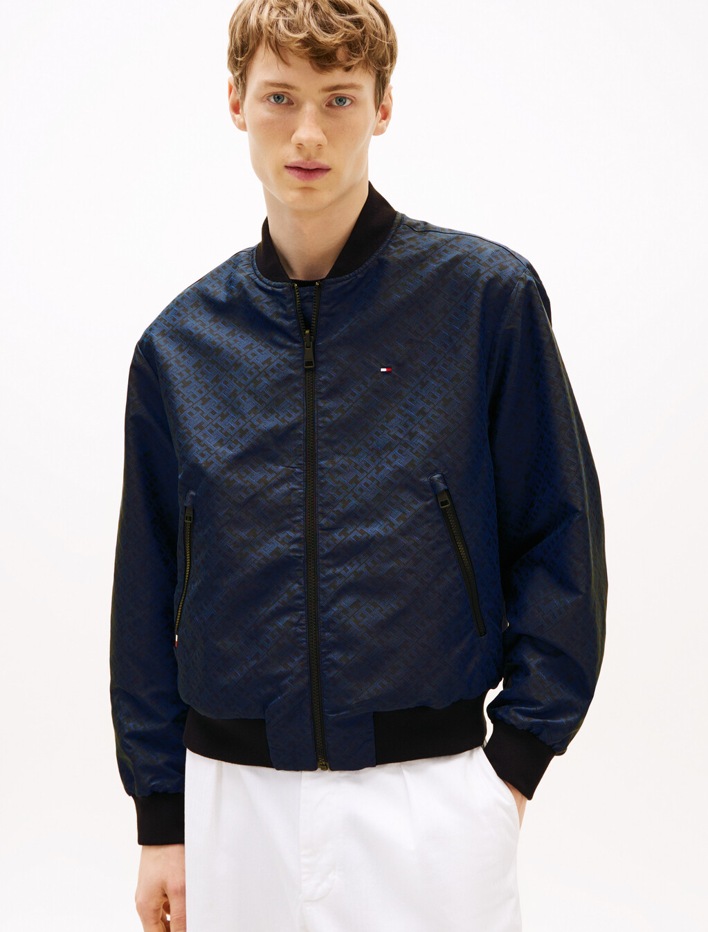 Reversible Bomber Jacket, Desert Sky, hi-res