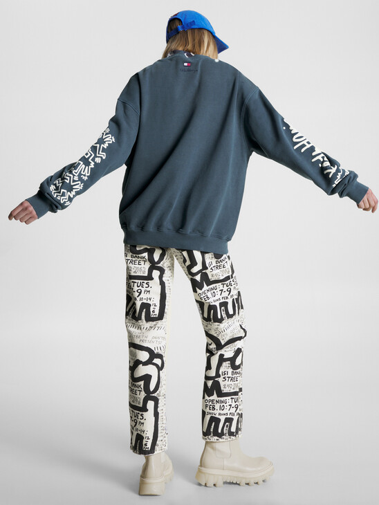 Tommy X Keith Haring Dual Gender Relaxed Fit Sweatshirt