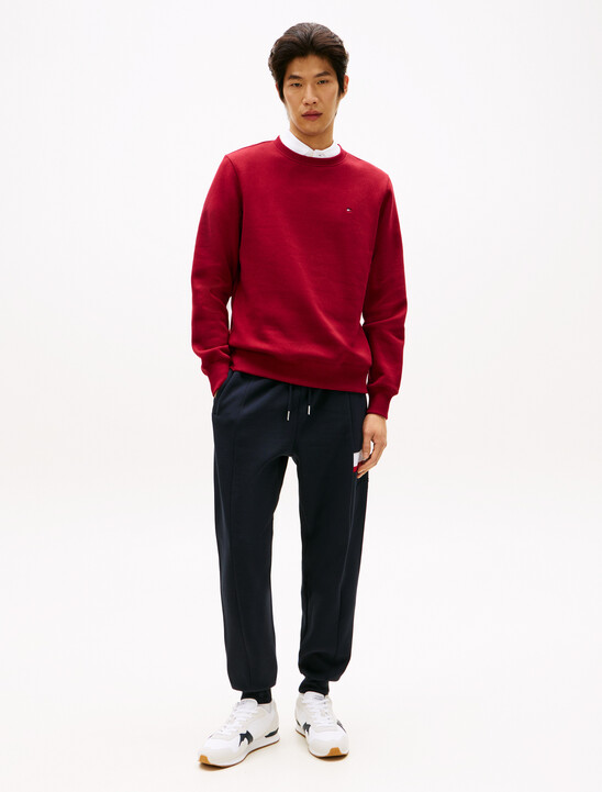 Stripe Insert Cotton Pique Sweatpant