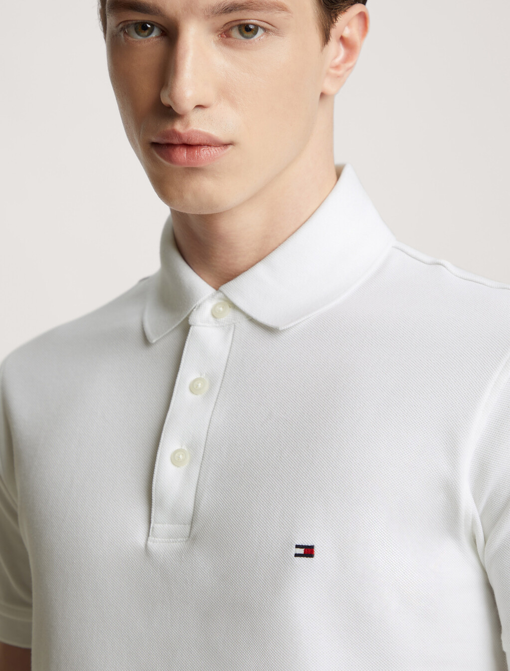 1985 Slim Polo Shirt, White, hi-res