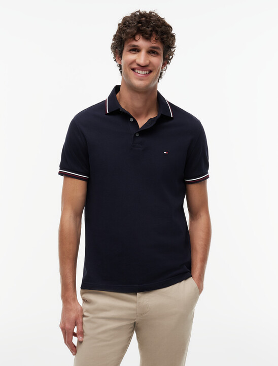 Tipped Slim Polo