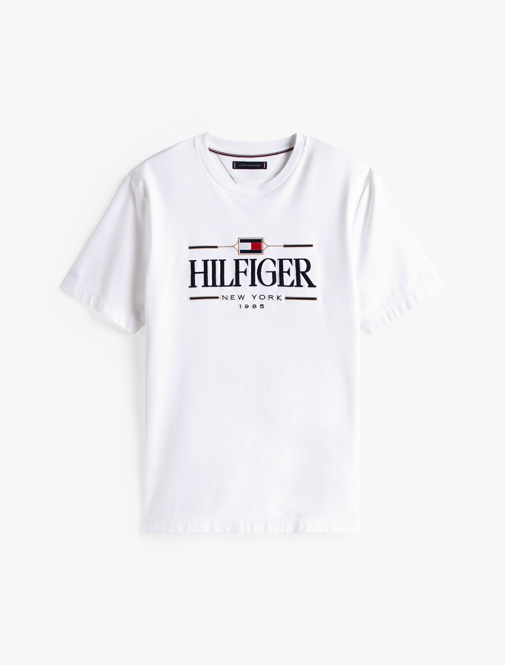 Icon Hilfiger T 恤, White, hi-res