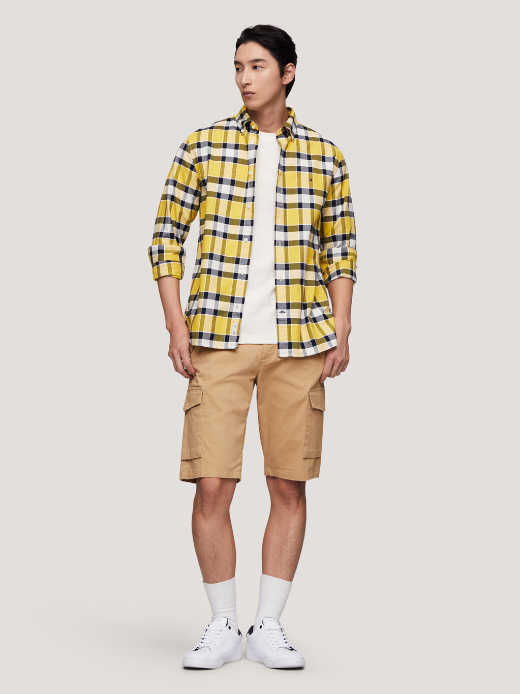 Check Regular Fit Shirt, Valley Yellow / Multi, hi-res