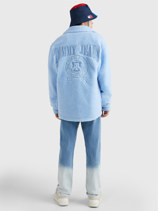 Sherpa Fleece Logo Overshirt