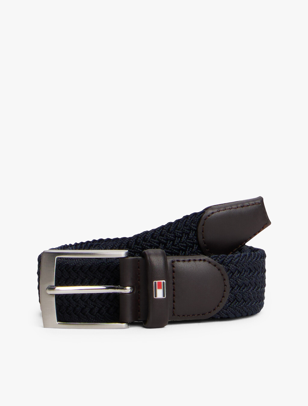 Fabric Braided Belt, Sky Captain, hi-res