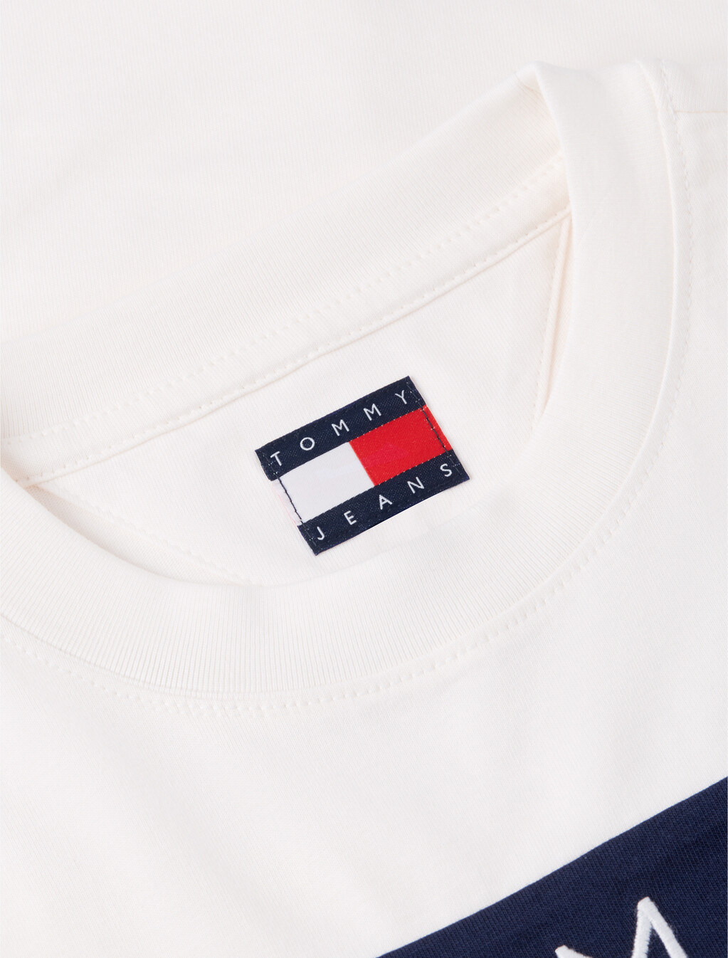 Tommy 旗幟 T 恤, Ancient White, hi-res