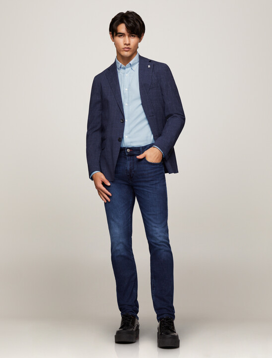 Herringbone Cotton Regular Shirt