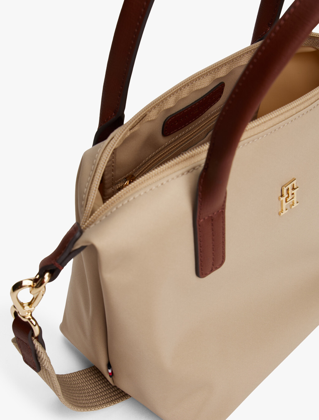 Webbing Crossbody Tote Bag, Sandalwood, hi-res