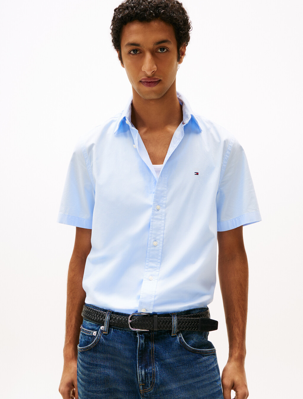 Regular Fit Short Sleeve Shirt, Sweet Blue, hi-res