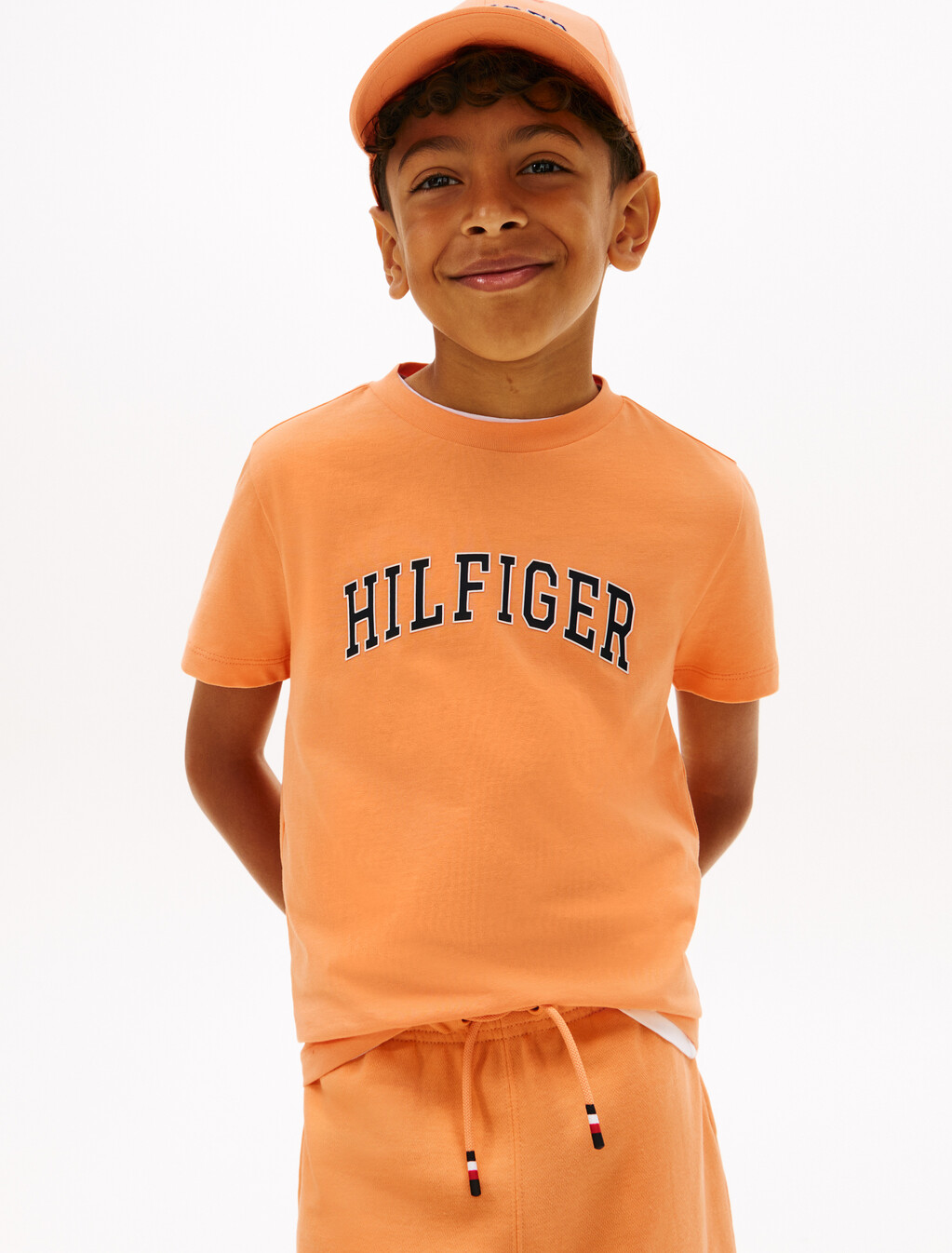 Logo Crew Neck Jersey T-Shirt, Faded Sun Kiss, hi-res