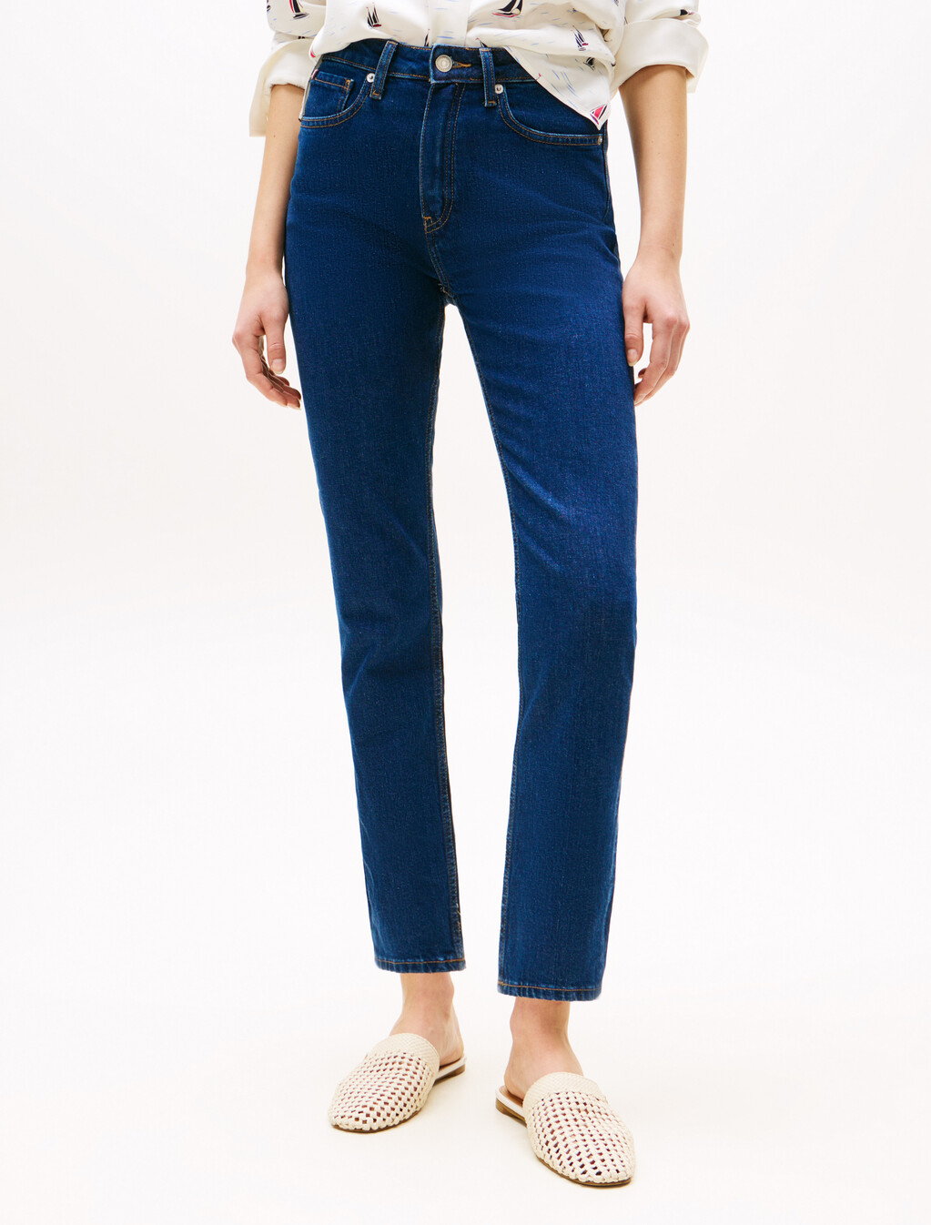 High Rise Slim Ankle Jeans, Ace, hi-res