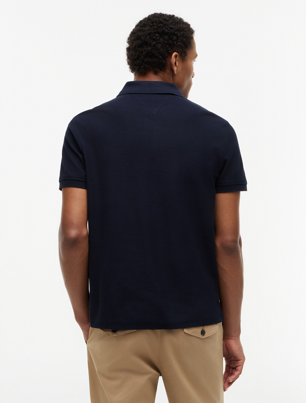 Asia Fit Script Logo Regular Polo, Desert Sky, hi-res