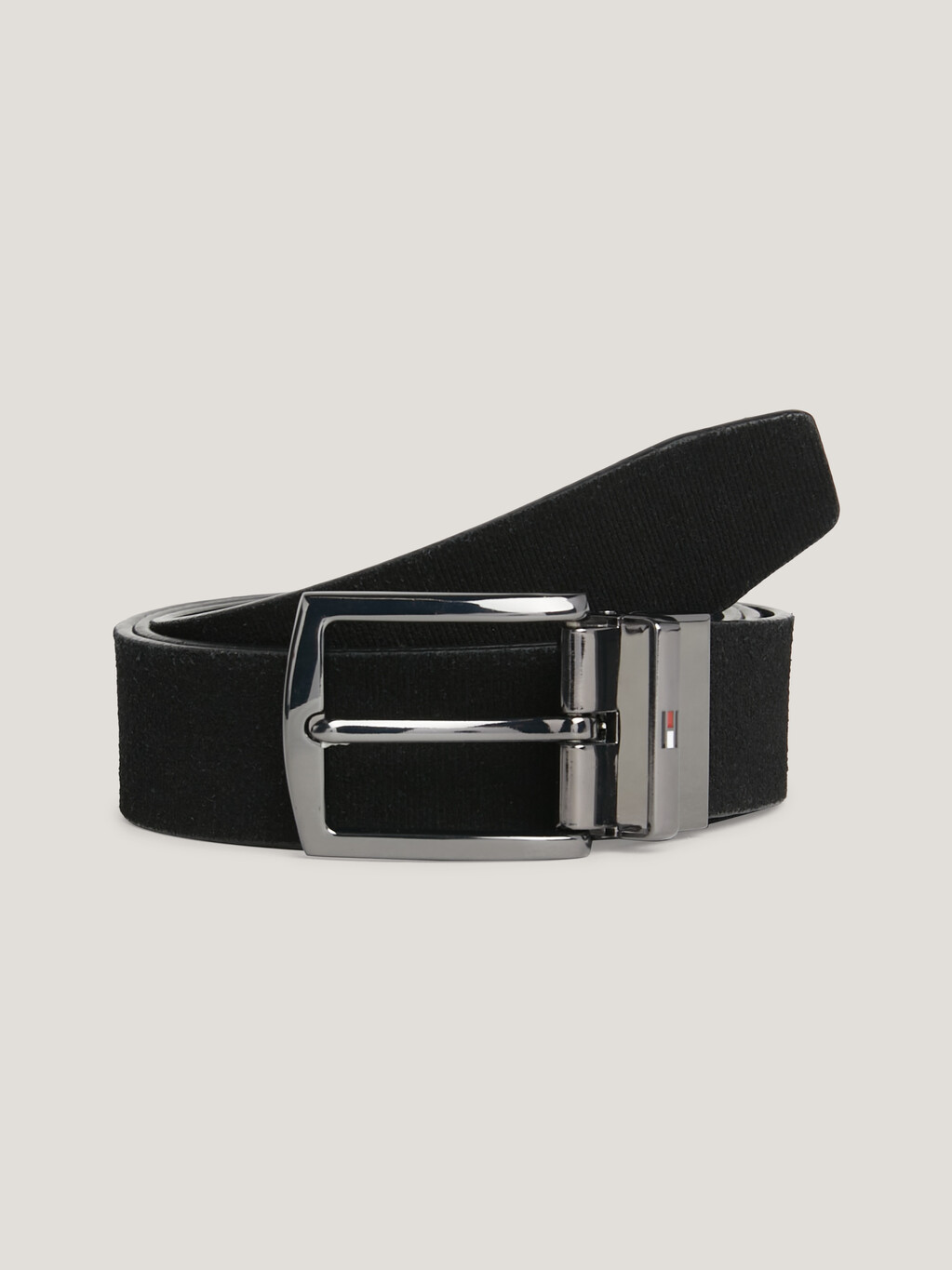 Denton Leather Reversible Belt, Black / Space Blue, hi-res