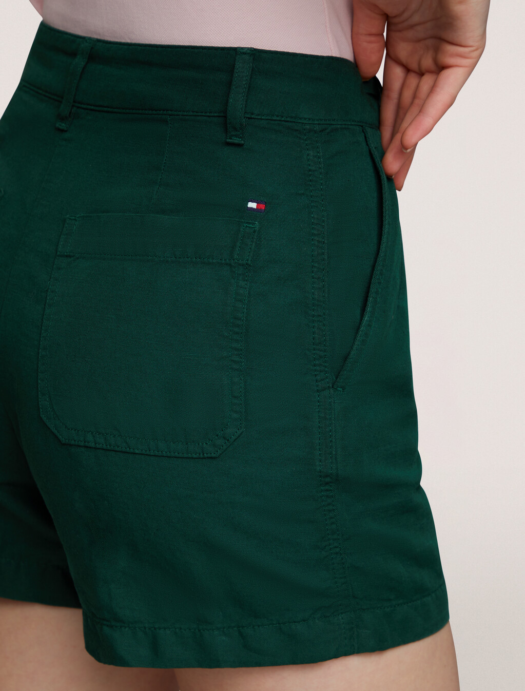 Straight Leg Chino Shorts, Hunter, hi-res