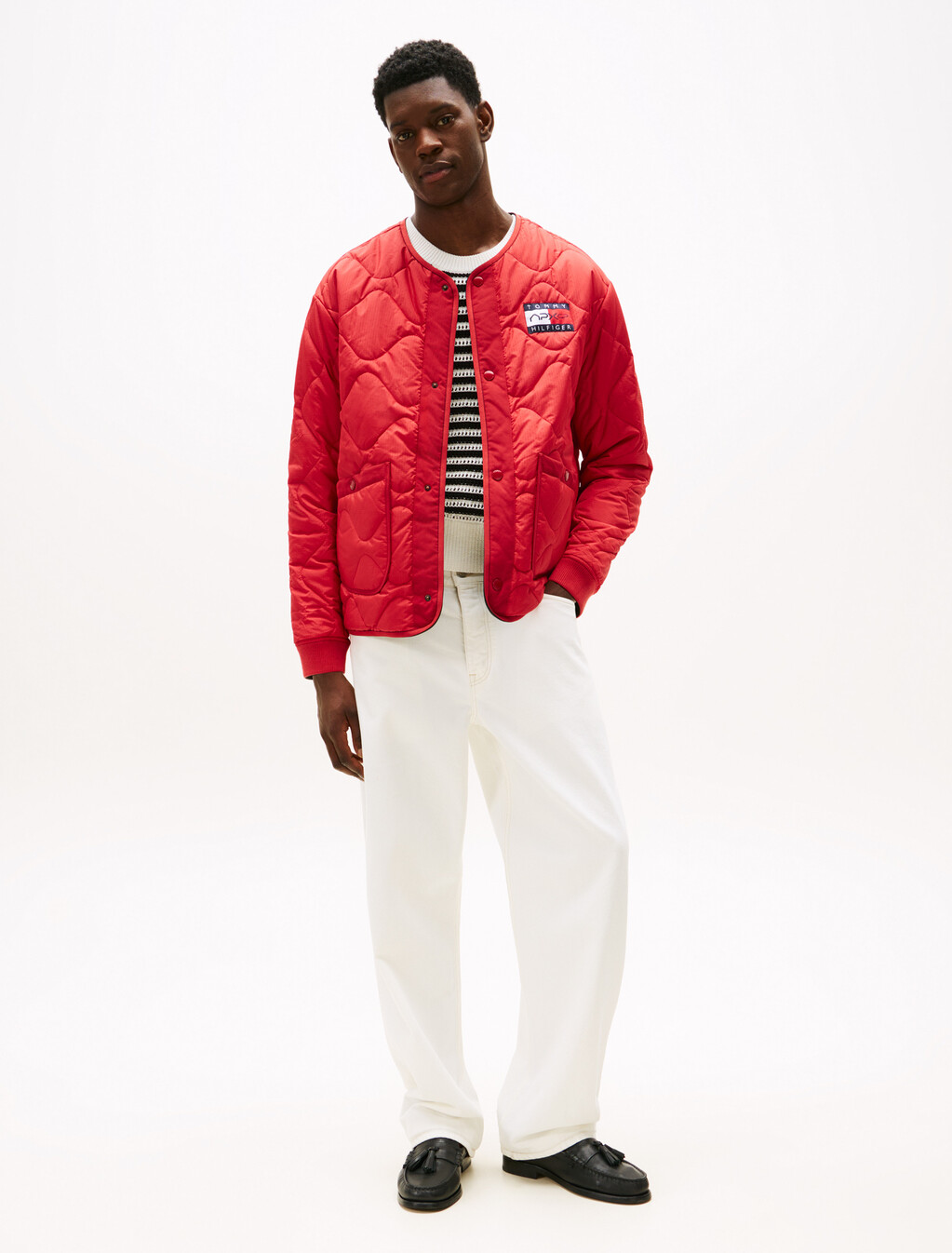 The APXGP Collection Quilted Reversible Liner Jacket, Primary Red, hi-res