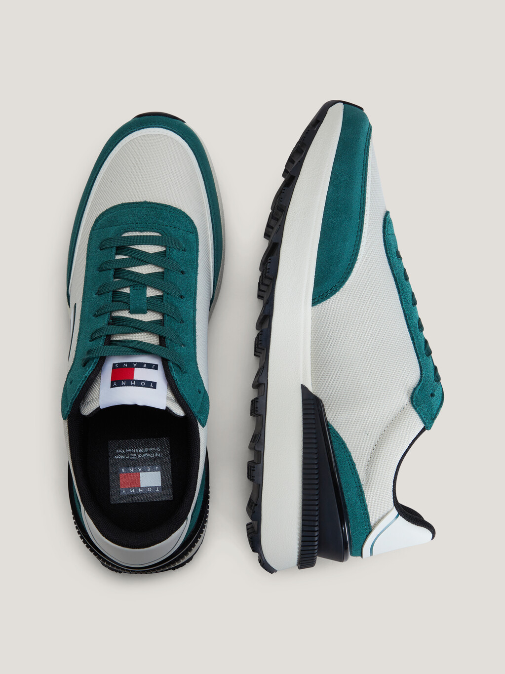 Essential Technical Runner Cleat Trainers, Timeless Teal, hi-res