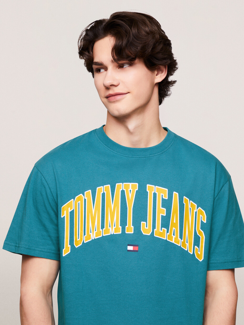 Pop Color Varsity T-Shirt, Timeless Teal, hi-res