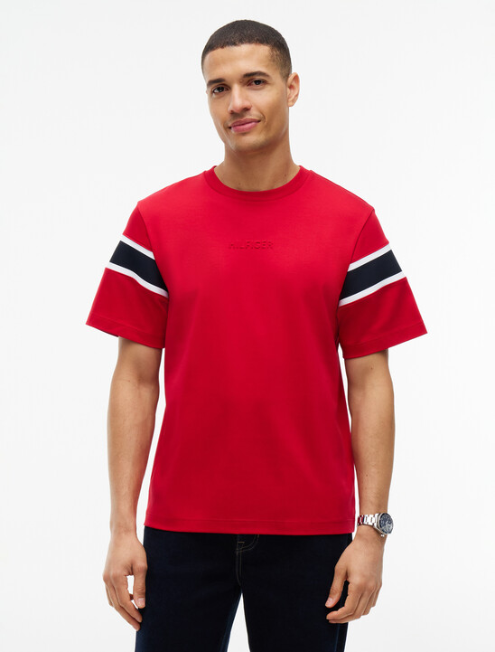 Interlock Knit Crew Neck T-Shirt