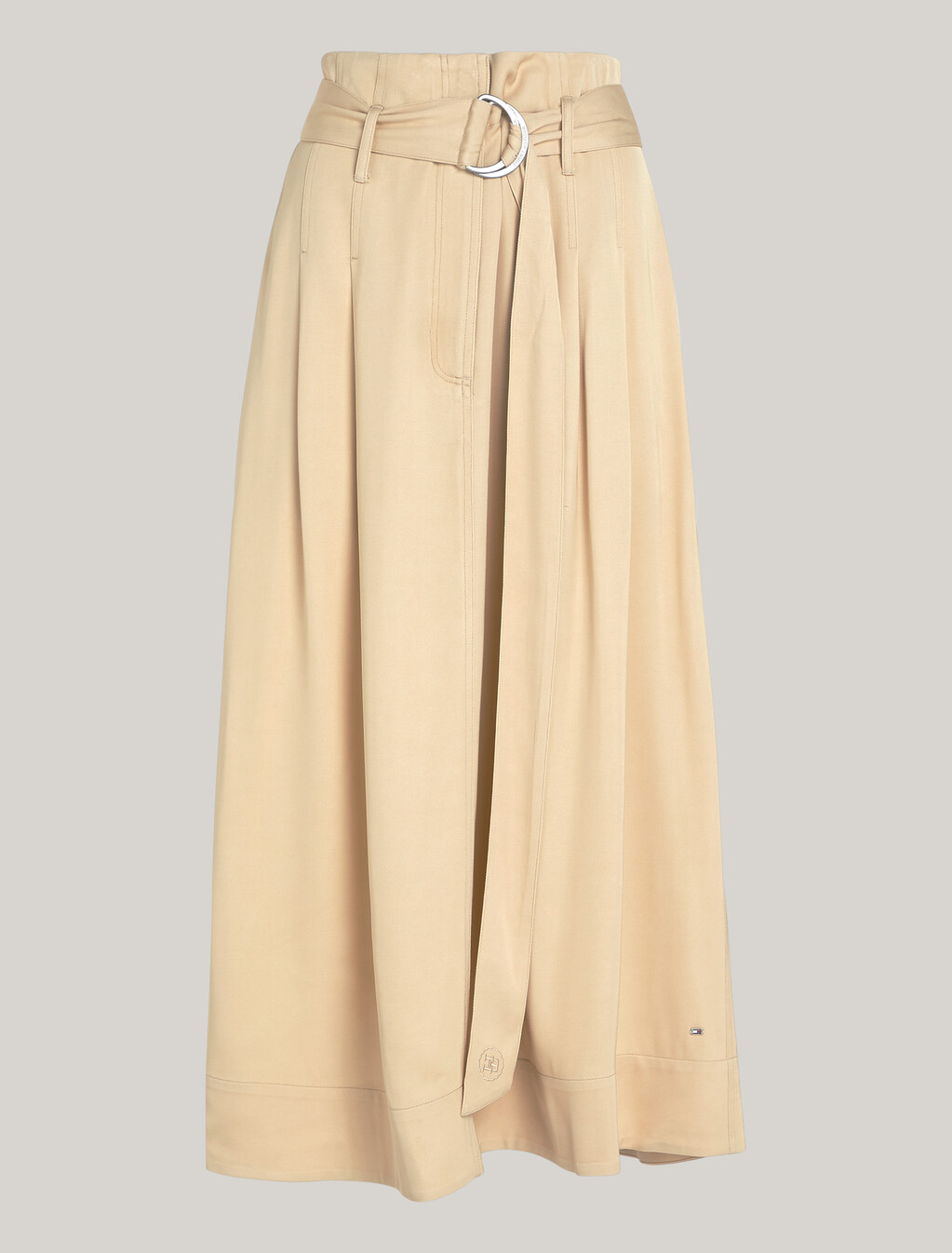 Belted Utility Midi Skirt, Country Ivory, hi-res