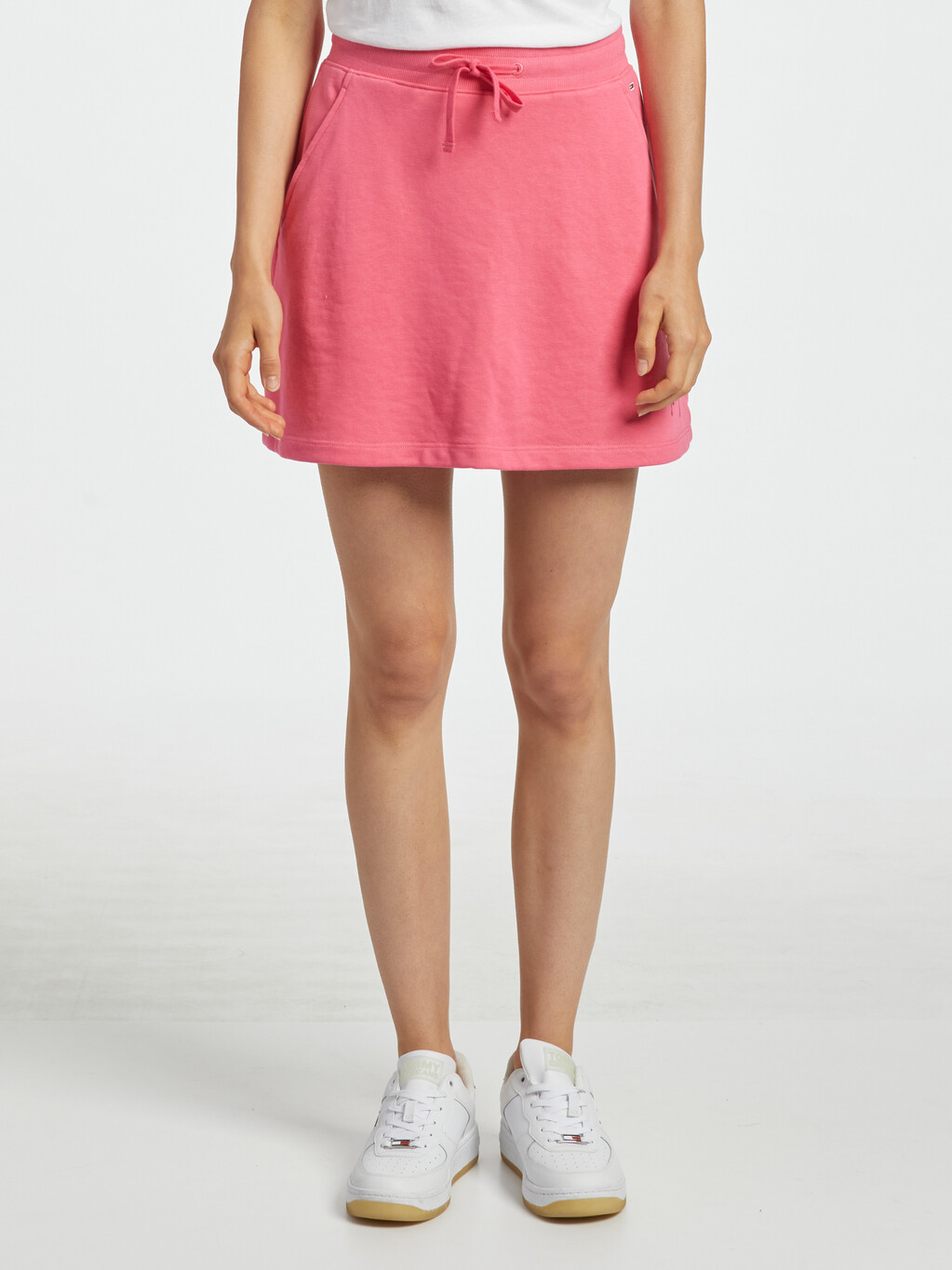 Signature Sweat Skirt, Pink Alert, hi-res