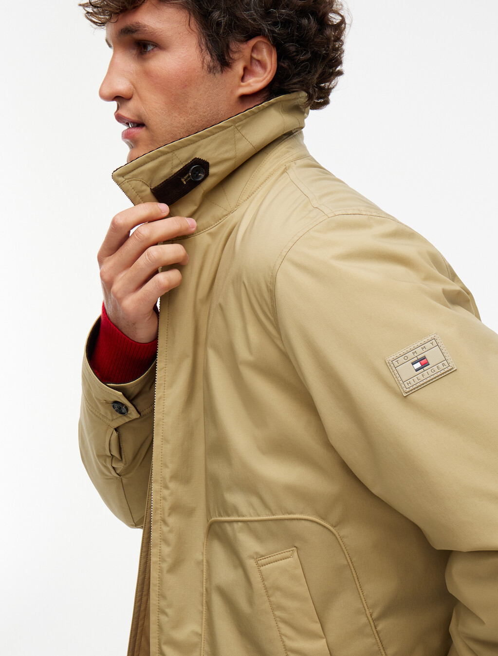 Padded Ripstop Zip-Thru Ivy Jacket, Western Khaki, hi-res