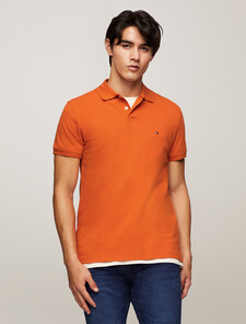 1985 標準版型 Polo 恤, Bonfire Orange, hi-res
