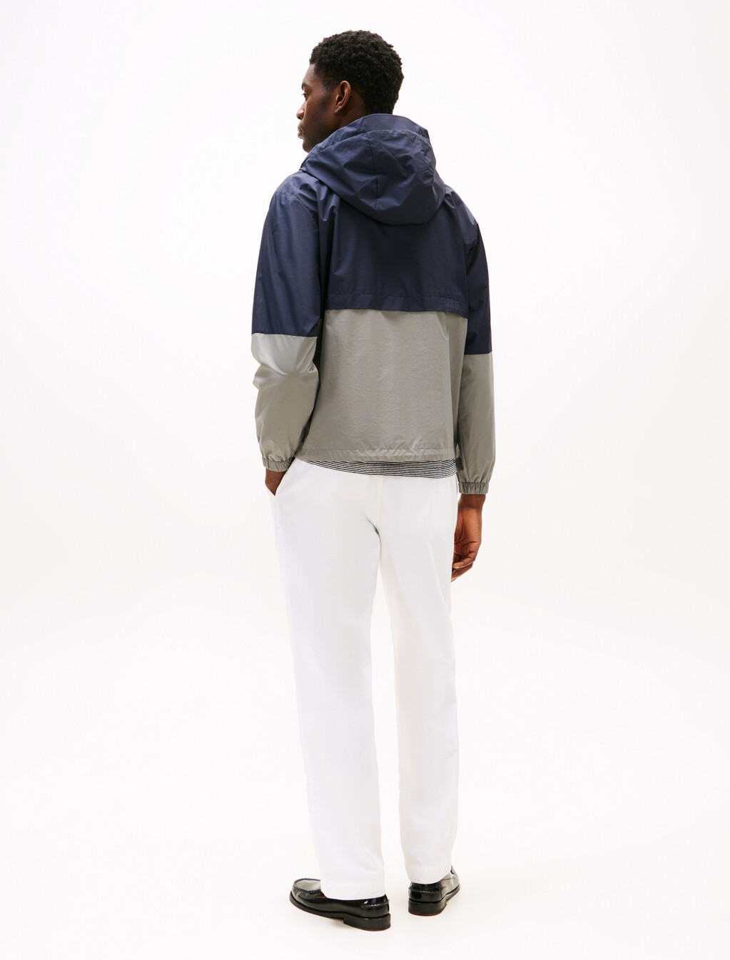 Color Block Hooded Jacket, Desert Sky, hi-res