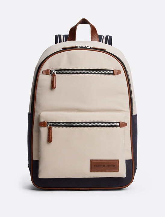 Casual Logo Patch Backpack