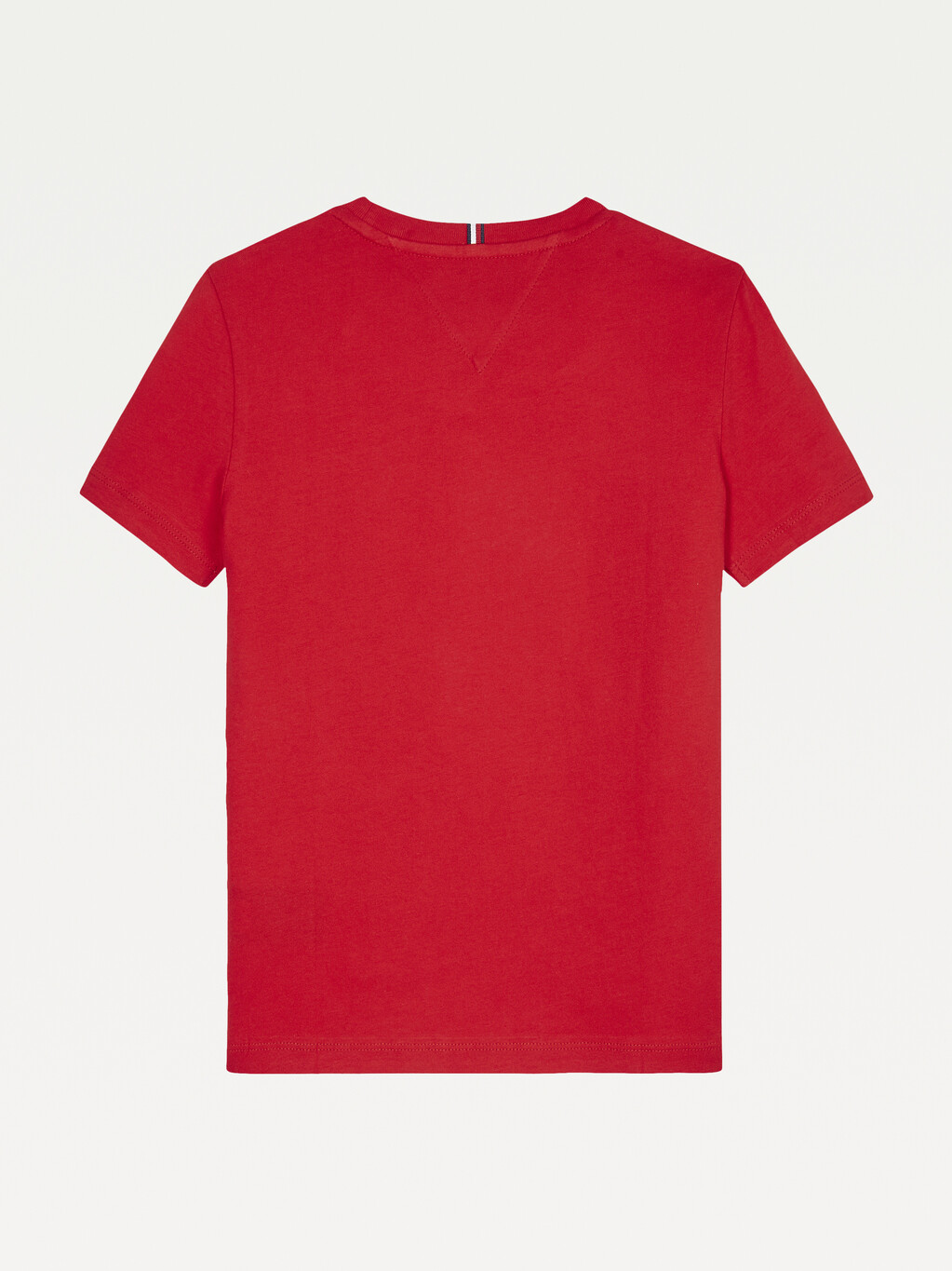 Essential 有機棉標誌 T 恤, Deep Crimson, hi-res