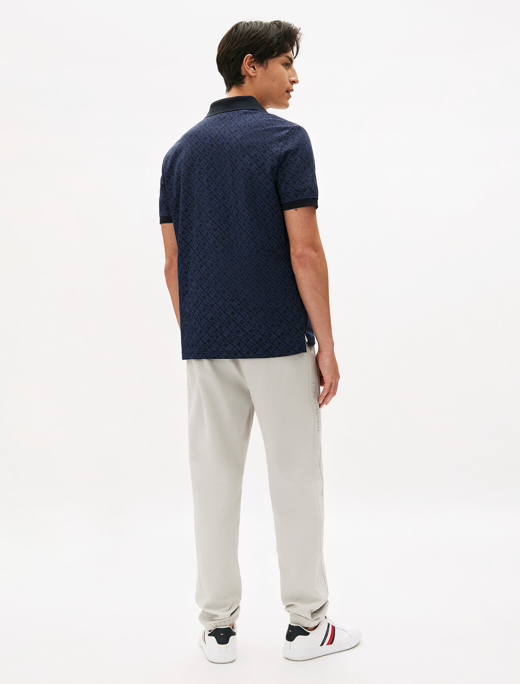 Monogram 標準版型 Polo 衫, Aop Desert Sky, hi-res