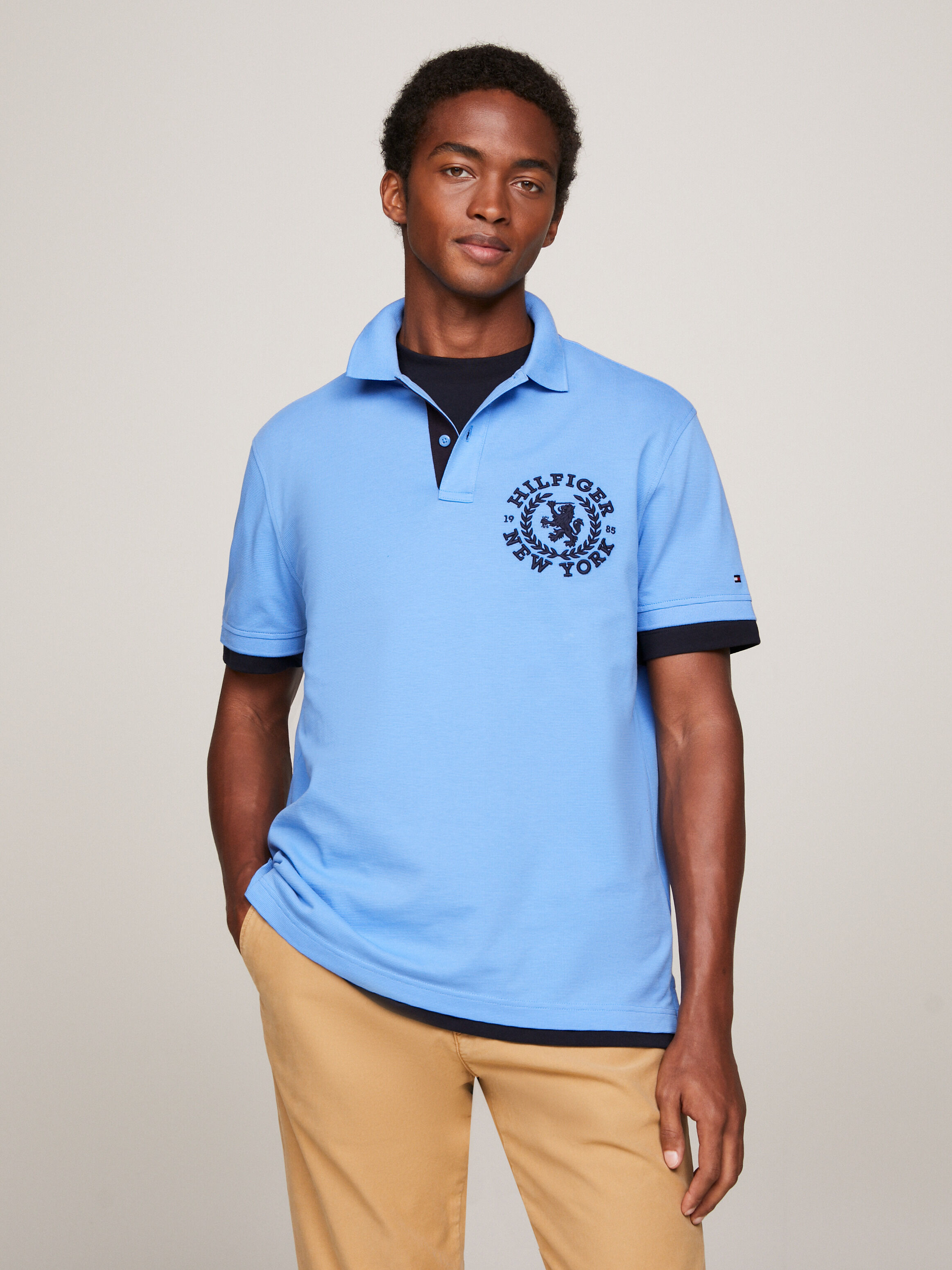 Tommy hilfiger clearance crest polo