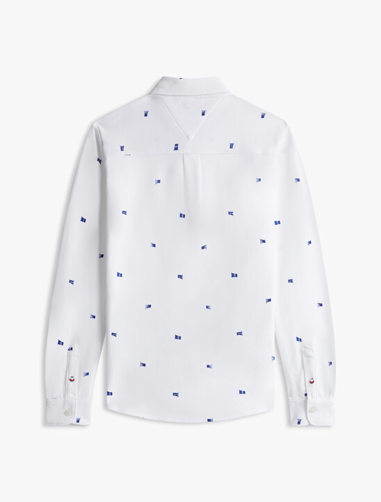 Boys Flag All Over Print Shirt
