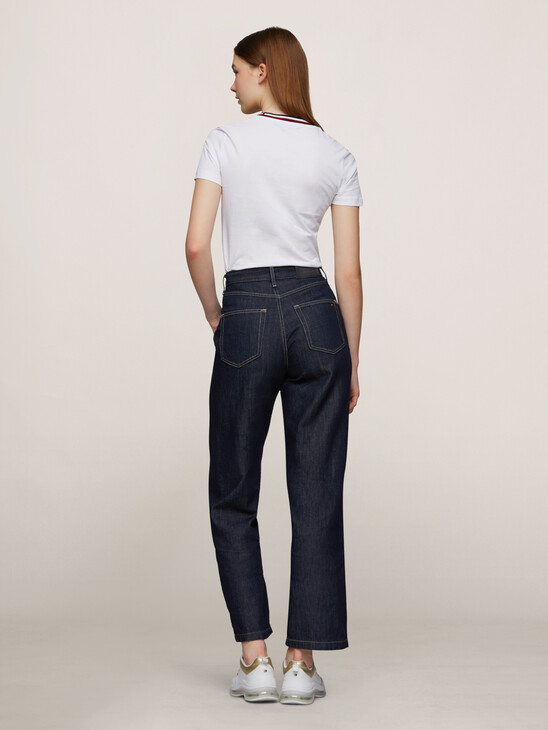 Linen Relaxed Straight Jeans