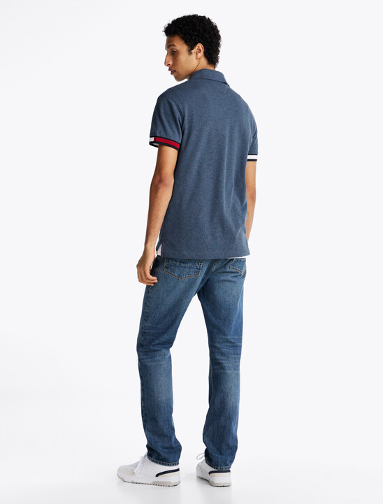 Flag Cuff Slim Polo