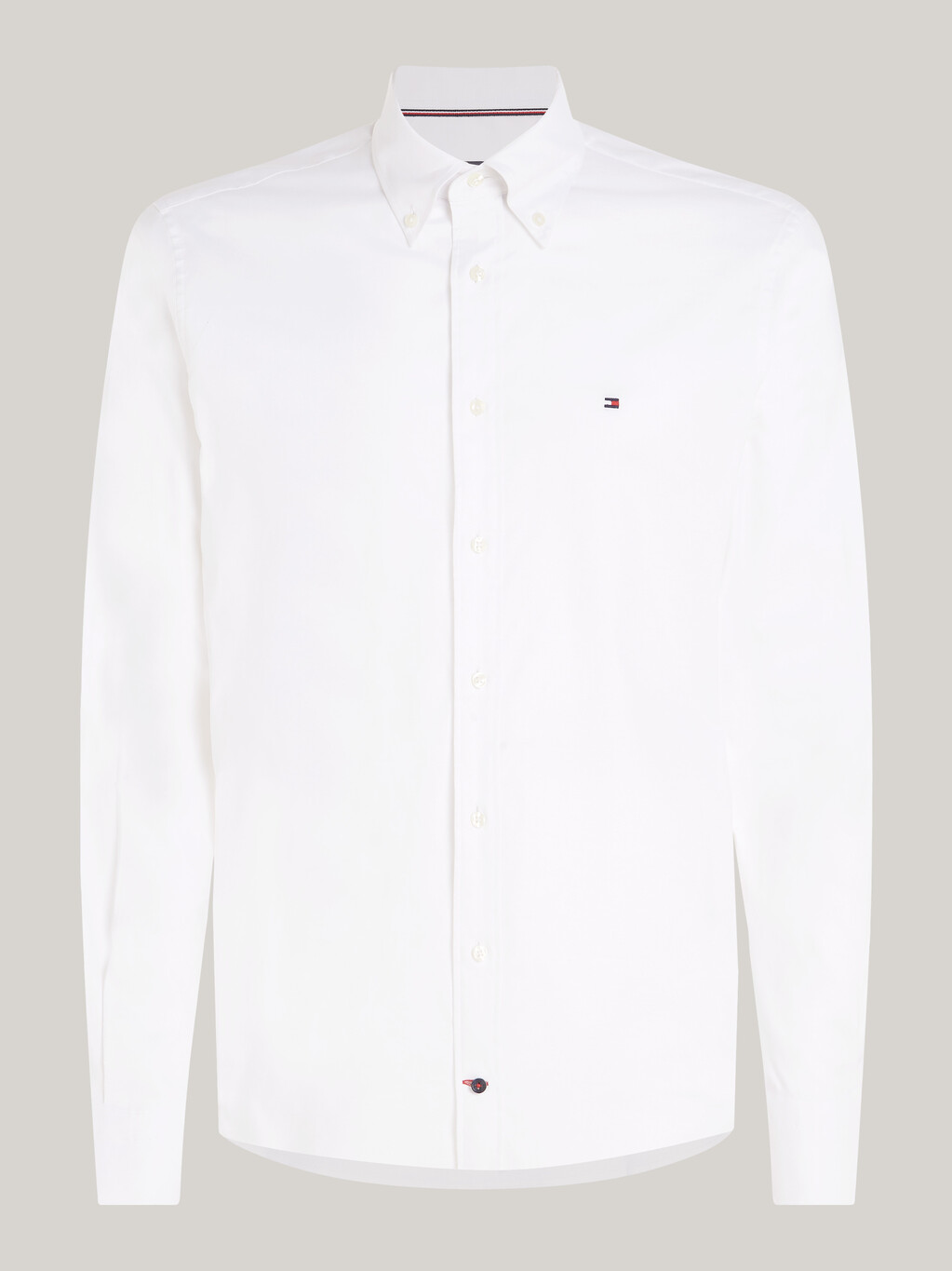 TH Flex 常規版型牛津襯衫, White, hi-res