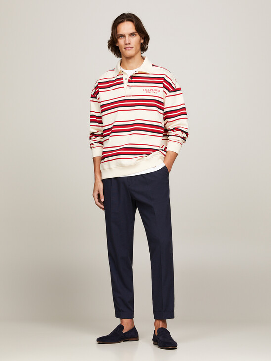 Hilfiger Monotype Stripe Regular Rugby Polo