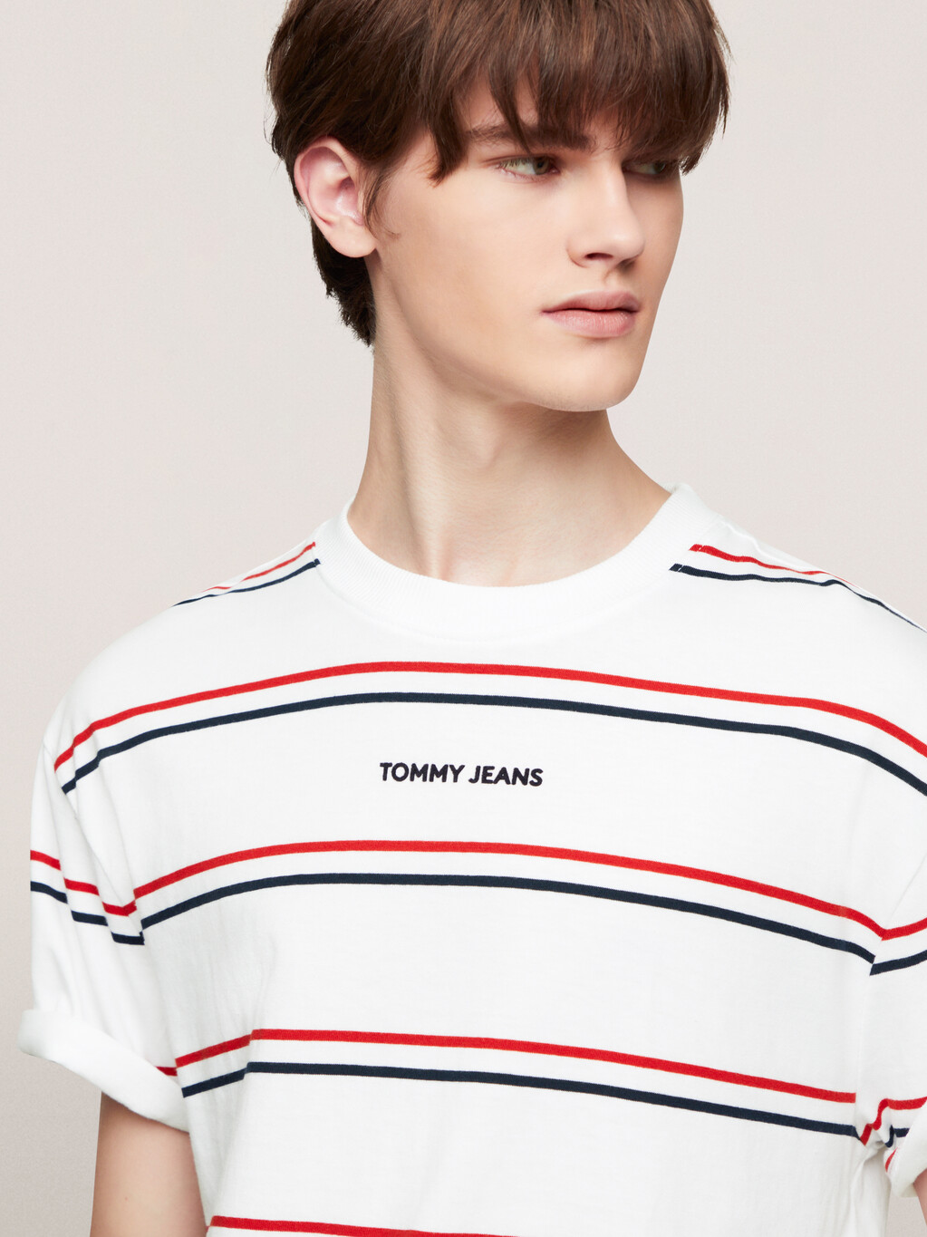 Classic Stripe T-Shirt, White, hi-res