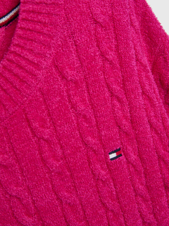 ORGANIC COTTON CABLE-KNIT JUMPER
