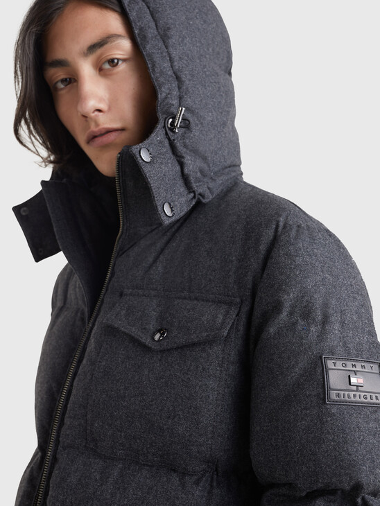 Removable Hood Down Puffer Jacket