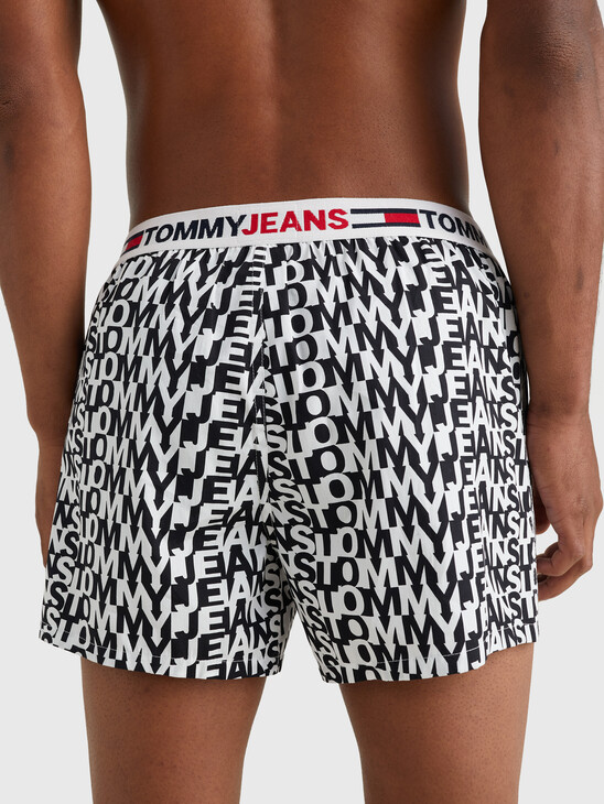 Woven Checkerboard Boxer Shorts