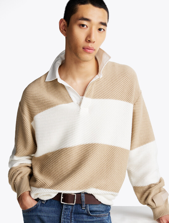 Rugby Jumper With Cashmere
