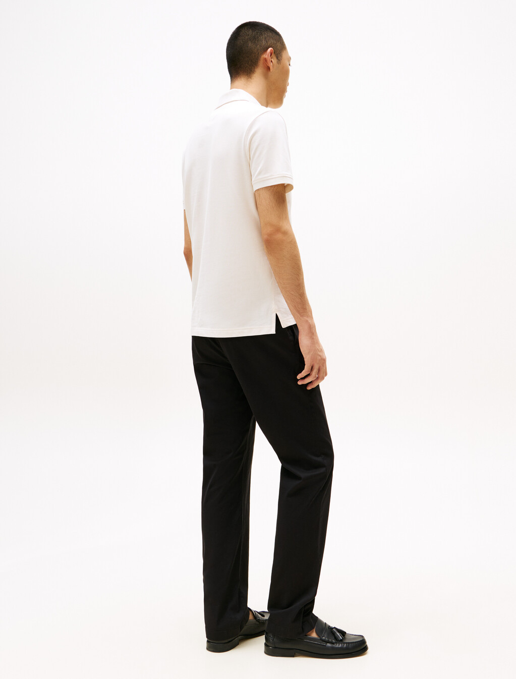 Hilfiger 旗幟 Polo 衫, Ivory Petal, hi-res