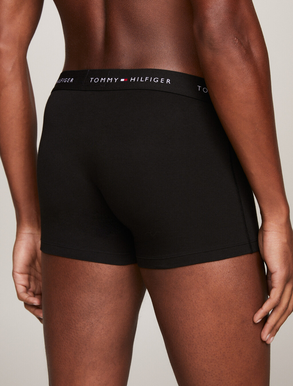3-Pack Logo Waistband Trunks, Black/Black/Black, hi-res